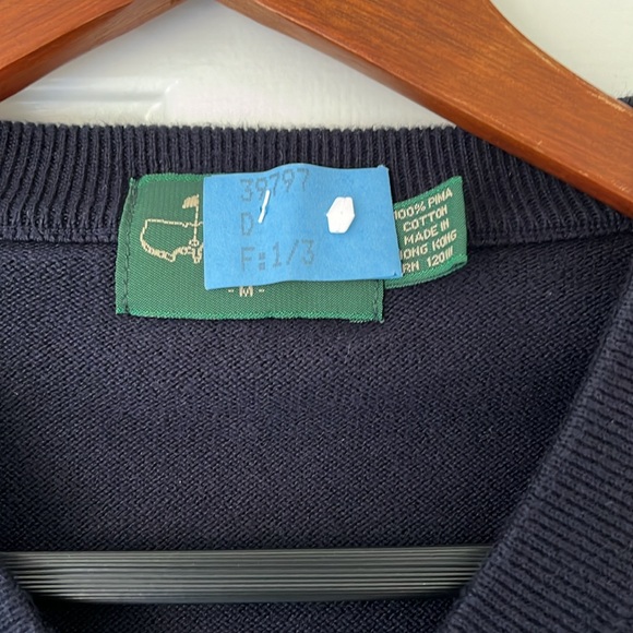 Genuine Authentic Master’s Men’s Navy Sweater Vest - Picture 2 of 8